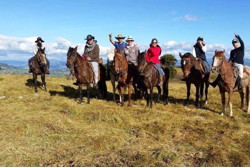 Un Refugio En Las Montanas De Tabioヴィラ エクステリア 写真