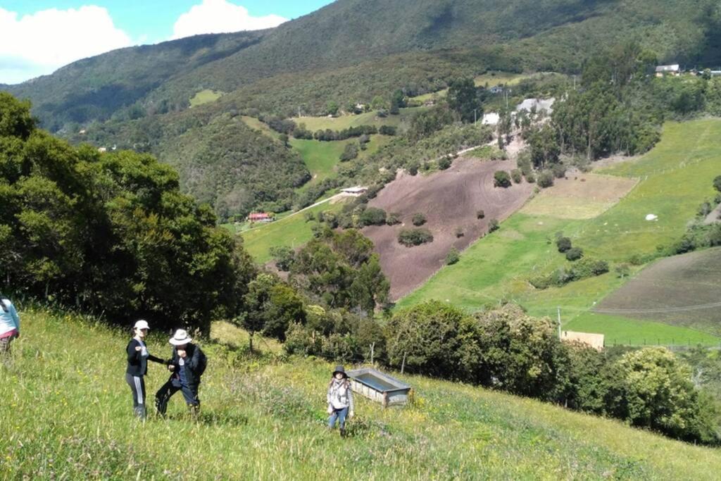 Un Refugio En Las Montanas De Tabioヴィラ エクステリア 写真